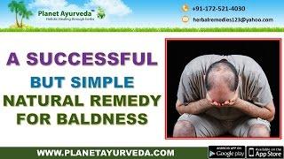 Natural Remedy for Hair fall and Baldness