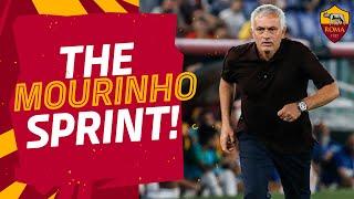 LA CORSA DI JOSÉ MOURINHO SOTTO LA CURVA | Roma 2-1 Sassuolo