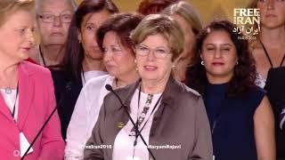 Speech by delegation of women’s rights activists at Free Iran 2018 – Paris, France