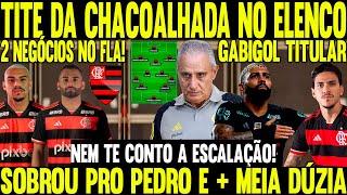 TITE DÁ CHACOALHÃO NO ELENCO E MUDA TUDÃO! GABIGOL VOLTA AO TIME TITULAR DO FLAMENGO E SOBRE..