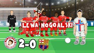 BAYERN BEAT BARCA! Lewa-nogoal-ski (2-0 Champions League Fail Compilation Goals Highlights)