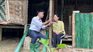 Single mother and kind man help his grandmother bake and clean the house | Ma Tieu Ly