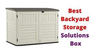 Best 5 Backyard Storage Solutions Box