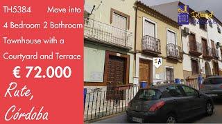 Move into 4 Bedroom 2 Bath Townhouse + Terrace Property for sale in Spain inland Andalucia TH5384