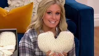 DEMDACO The Giving Heart Huggable Weighted Pillow on QVC