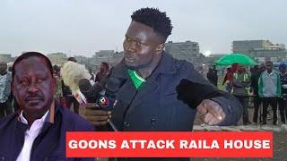 MDOMO YA RAILA NI MBAYA!WAKENYA MUMELAANIWA NYINYI WOTE! OMOSH 1HR TO GOONS WHO ATTACKED RAILA HOUSE