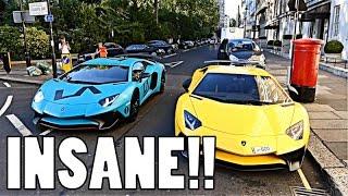 REACTION: DRIVING CRAZY LAMBORGHINI AVENTADOR SV TO LONDON!!