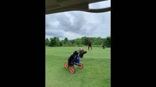 Crushed drive at Saddle Creek golf course