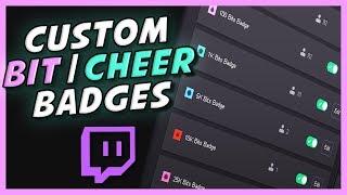 Custom Bits / Cheer badges - Twitch News (APRIL 2019)