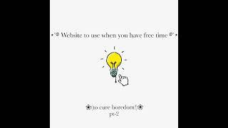 websites to cure boredom#aesthetic #shorts #useful #pinterestaesthetic