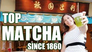 KYOTO [Top Matcha Green Tea Since 1860?!] UJICHA GION TSUJIRI Japan Travel Vlog