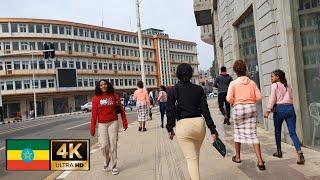 New Beautiful Piassa 2024 ,  Addis Ababa walking Tour 2024 , Ethiopia