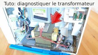 Comment tester un transformateur de four à micro-ondes. Savoir s'il est encore bon ou hors service