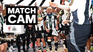 NEWCASTLE UNITED WIN THE CARABAO CUP!  Liverpool 1 Newcastle United 2 | Match Cam