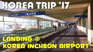 LANDING KOREA INCHEON AIRPORT