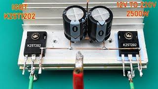 Inverter 12v to 220v, 2500w NO IC  Inventor 101#11