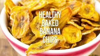 Healthy Baked Banana Chips Recipe  ⁠