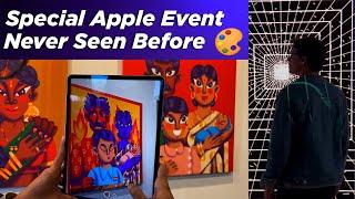 iPad Pro for digital artwork, professional artists show how | India Art Fair 2023 #apple