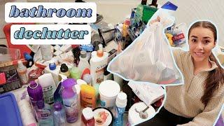 decluttering + organizing my bathroom !! *satisfying*