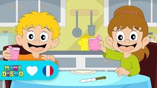 SUR LA TABLE | Chansons pour enfants | Les comptines | Minidisco