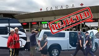 CANADA BORDER Crossing With RV | NEVER AGAIN