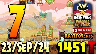 Angry Birds Friends Level 7 Tournament 1450 Highscore  POWER-UP walkthrough