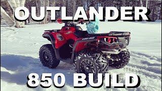 2023 Can-am 850 Outlander Build ( Exhaust / Wheels / Handguards )