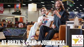 Keanu Reeves at Brazil's CCXP22 talking John Wick: Chapter 4, watch the fans & coverage #JohnWick4