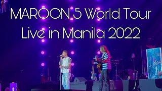 MAROON 5 World Tour Live in Manila 2022