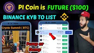 Pi Coin On Binance | Donald Trump crypto Summit BTC  | Pi Network New updates | Pi CMC value hold