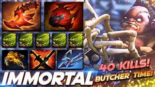 PUDGE 40 FRAGS BOSS - Dota 2 Pro Gameplay [Watch & Learn]