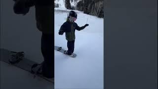 Bro really went for a ride : Lucas H #snowboarding #winter