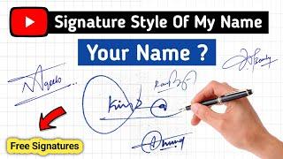 Your Name? | Signature Style Of My Name #signature