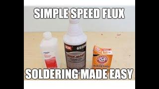 Speed flux - Difficult soldering made easy