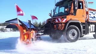 Bucher Municipal - Winterdienst Geräte im Einsatz