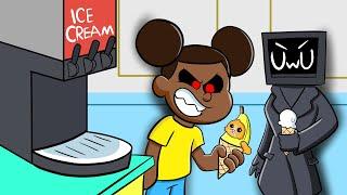 Banana Cat Ice Cream!?... TV Woman & Amanda The Explorer