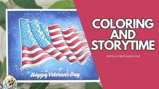 Tips For Coloring Red White and Blue & Storytime