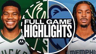 BUCKS at GRIZZLIES | FULL GAME HIGHLIGHTS | October 31, 2024