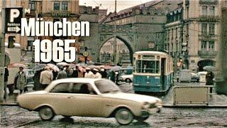 München 1965 - Munich - City - IVA Messe/fair - 200km/h Zugfahrt n. Augsburg - high speed trainride
