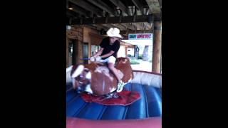 Bull riding in Cherokee