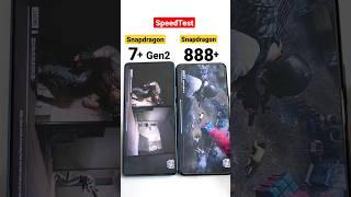 Snapdragon 7+Gen2 vs Snapdragon 888+ Speedtest 