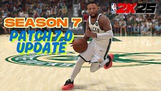 PATCH 7.0 UPDATE NBA 2K25 NEXT GEN