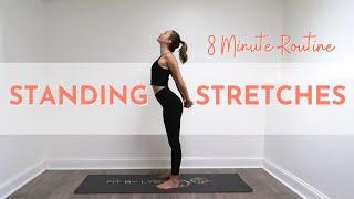 Full Body Stretching Routine *ALL STANDING* 8 Minutes