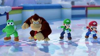 Mario Party Superstars Minigames 3 Players - Luigi vs Donkey Kong vs Yoshi vs Mario