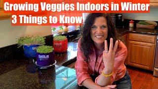 Growing Vegetables Indoors in Winter - 3 Things You Need to Know