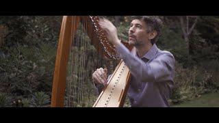 Bach's Toccata in D minor on lever harp - Josh Layne