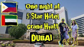 One night at Grand Hyatt 5-star hotel