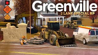 2 LANE Main Road/2004 CONSTRUCTION SPECIAL ROLEPLAY! - Roblox Greenville