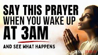 How to Pray When You Wake Up At 3 In The Morning | Powerful Protection Prayer (Christian Motivation)