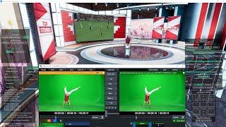 Free iSet3D vMix Unreal Engine Virtual Production Green Screen Set NDI 2